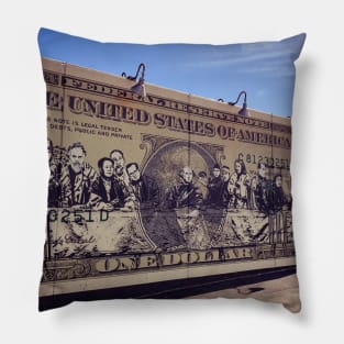 One Dollar, Coney Island, Brooklyn, NYC Pillow