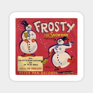 FROSTY SNOWMAN RETRO DESIGN! Magnet