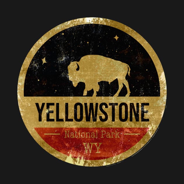 Yellowstone National Park Fresh Retro by JayaUmar329