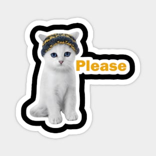 vintage-cat-please Magnet