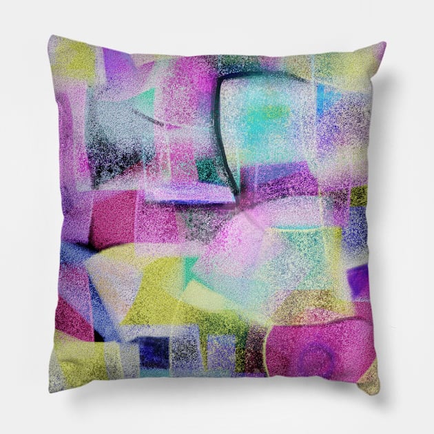 Festival of colors Pillow by Colorandmagic