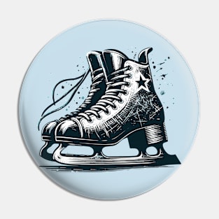 Ice Skates Pin