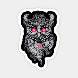 owl red eyes bmth Magnet