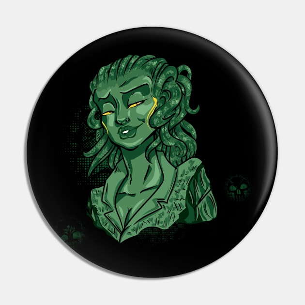Green Mage Vraska, for Black Pin by EverTomorrow