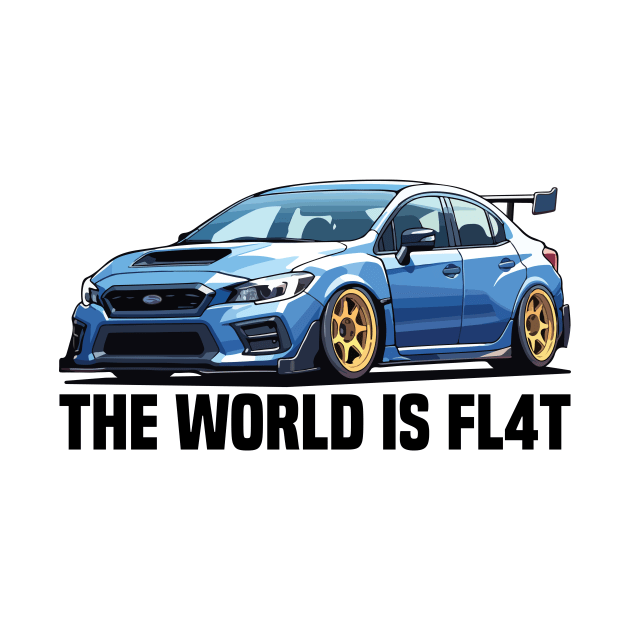 Subaru Impreza WRX STI Car Art - Modified JDM Rally Car by JDM-Rey