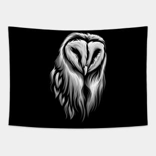 Owl White Head Tapestry