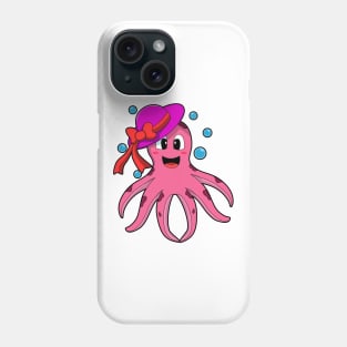 Octopus with Hat Phone Case