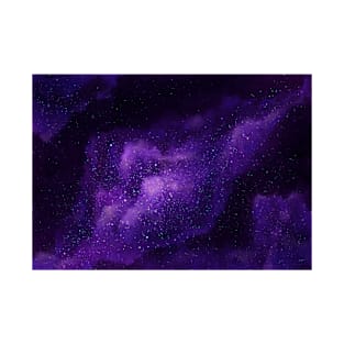 Purple Cosmic Galaxy T-Shirt