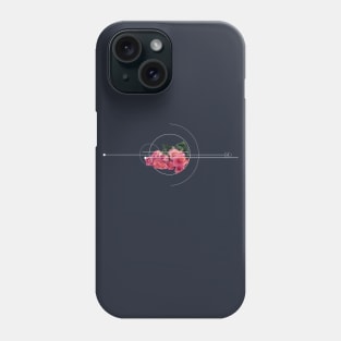 flowers and circles Phone Case