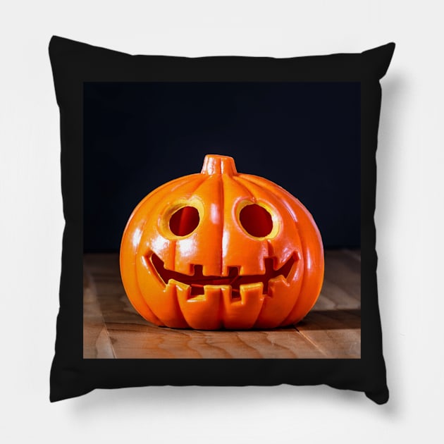 Halloween pumpkin party Pillow by ovidiuboc