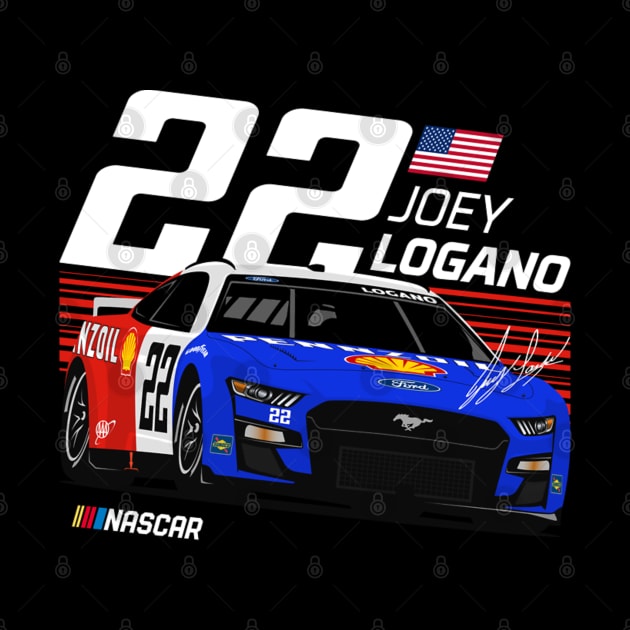 Joey Logano #22 Throwback by stevenmsparks