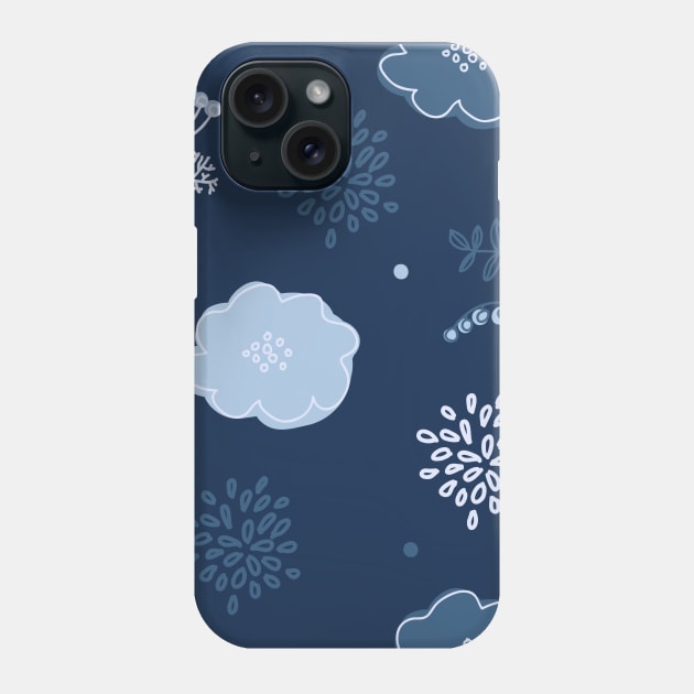 Elegance Seamless pattern with flowers Phone Case by Olga Berlet