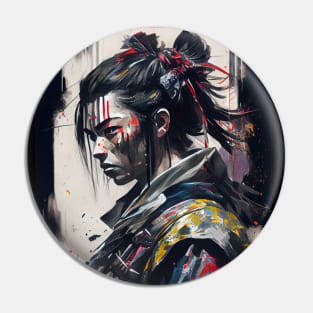 Gothic Samurai - Oil Paint Pin