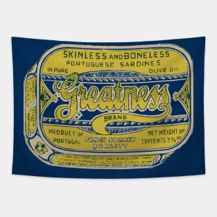 Retro Greatness Portuguese Sardines Tapestry