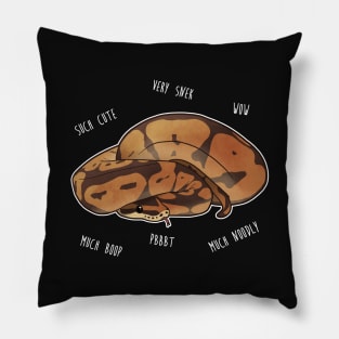 Ball Python Wow Snek Pillow