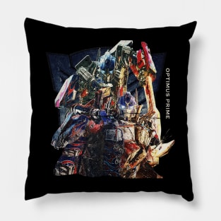 optimus vintage bootlag Pillow