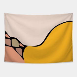 Original abstract modern minimalist design art Tapestry