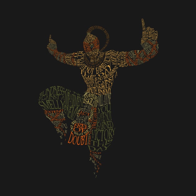 Lee Sin Typography by nigiart