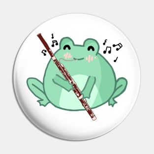 Bassoon Frog Pin