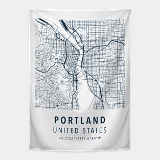 portland oregon simple map Tapestry