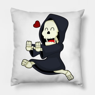 Skeleton Runner Running Pillow