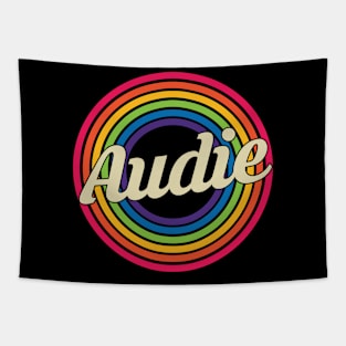 Audie - Retro Rainbow Style Tapestry