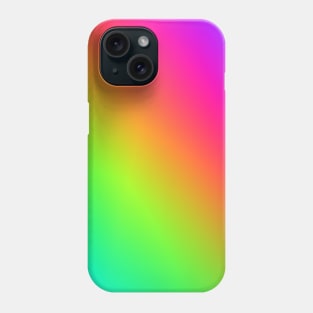 Gradient Metallic DIY Fluid Rainbow Theme Pattern T-Shirt Phone Case