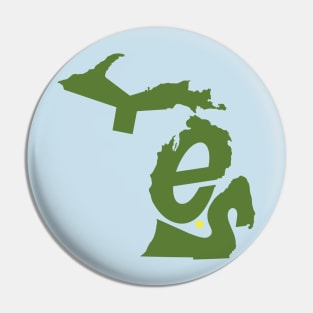 Michigan YES - Lansing Pride Pin