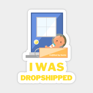 Baby Left on Doorstep Magnet