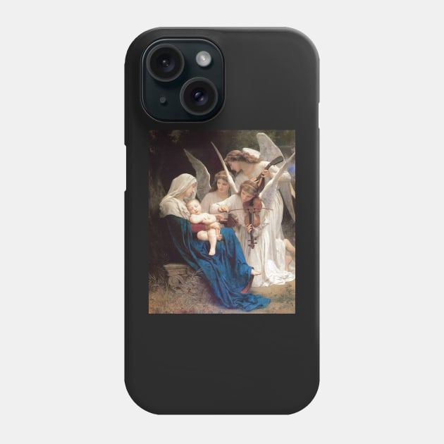 Our Lady Virgin Mary and Jesus Song of Angels Phone Case by hispanicworld