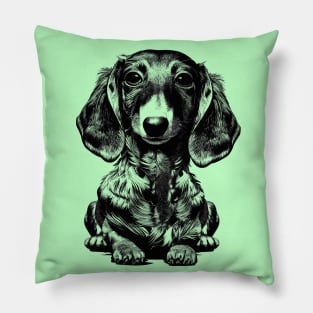 Dachshund, Wiener Dog Puppy, Doxie Mom Pillow