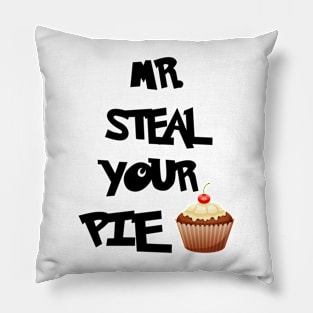 Funny mr steal your pie thanksgiving Pillow