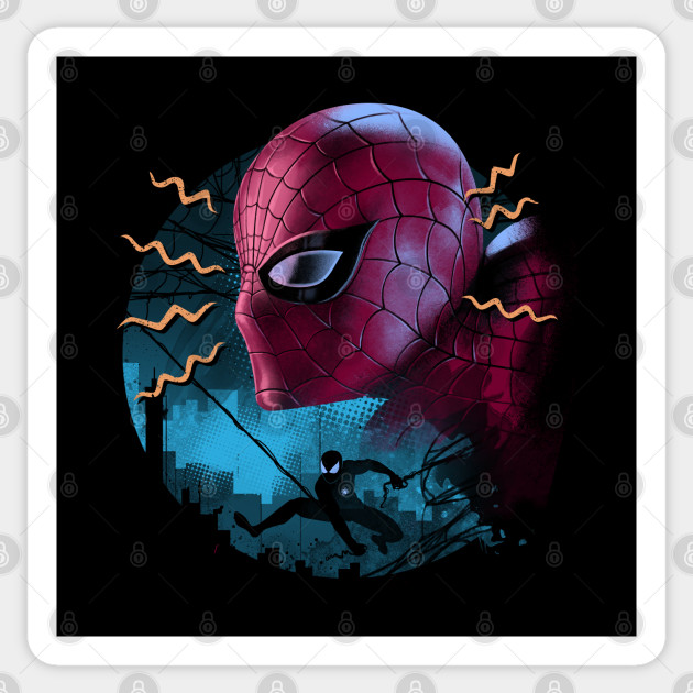 The Spider Sense Spider Man Sticker TeePublic