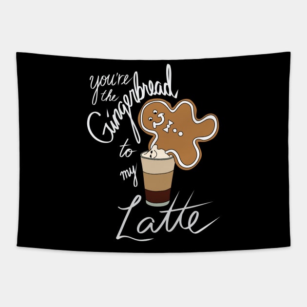 Hipster Holiday Holiday Pairings - You're the Gingerbread to my Latte Tapestry by notsniwart