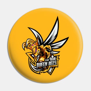 Queen Bees - Wellington NZ ice hockey Pin