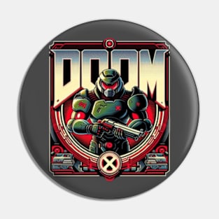 Doom Shield Pin