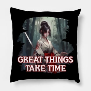 Great things take me Pillow