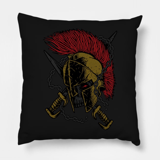 Sparta Warrior Pillow by quilimo