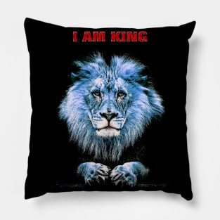 I am King. Lion Pillow