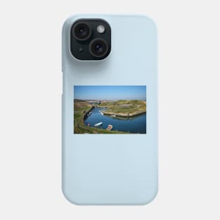 Seaton Sluice harbour Phone Case