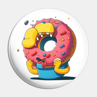 Abstract Donut Pin