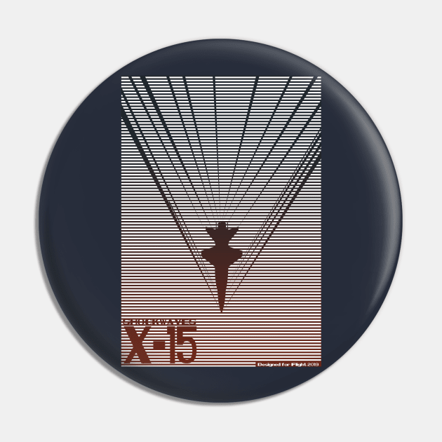 Shockwaves X-15 Supersonic Gradients Pin by DesignedForFlight