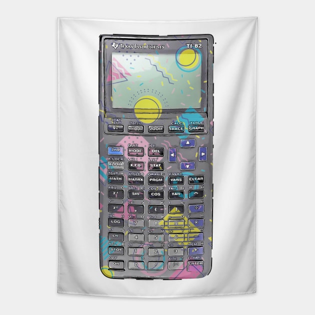 Retro 90s calculator Tapestry by karutees