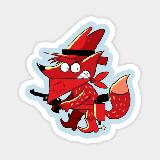 Fox the Cowboy Magnet