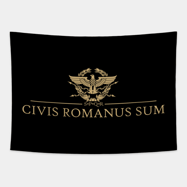 Civis Romanus Sum - I am a Roman Citizen Tapestry by enigmaart