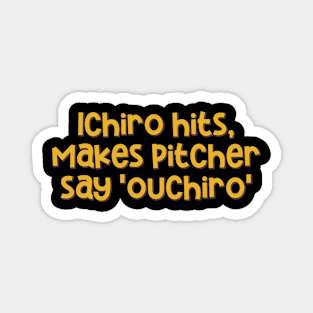 Ouchiro Baseball Magnet