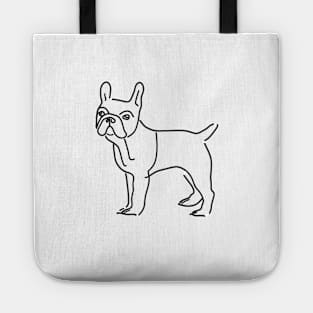 Doodle French Bulldog, Doodle Art Tote