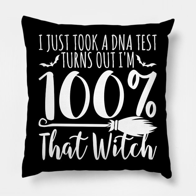 Funny Halloween Witch Costume I'm That Witch Pillow by BrightGift