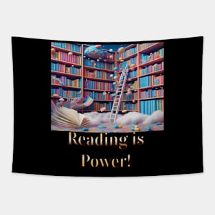 Reading is power Tapestry