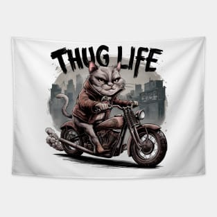 Thug Life Chopper Cat Fan Art Tapestry